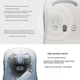 Беспроводная мышь Xiaomi Mi Wireless Bluetooth Dual Mode Mouse Silent Edition Blue (BHR8914GL) - изображение 7