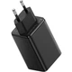 Сетевое зарядное устройство Baseus GaN6 Pro Fast Charger 2C+2U 65W + кабель Type-C to Type-C 100W (20V/5A) 1m (P10162701113-00) Cluster Black - изображение 2