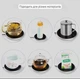 Нагрівальна підставка для чашки USB Cup Warmer RY004 золотисто-чорна - изображение 2