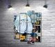 Модульная картина Kaws Хайп арт: плакат з Kaws 80x114 см Модуль №3 (005634) - зображення 1