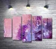 Модульная картина Фиолетовая палитра оттеняется розовым в абстрактных узорах 100x69 см Модуль №4 (003463) - изображение 1