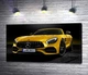 Картина Кабріолет Mercedes AMG GT S Roadster сяє золотом 100x56 см Модуль №1 (003933) - зображення 1