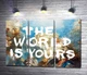 Модульная картина Крис Беллини Мир принадлежит вам - The world is yours 132x91 см Модуль №2 (004945) - изображение 1