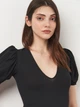 Футболка женская Zara 5644/801 S Черная (05644801800022) - изображение 4