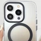 Чехол TPU+PC Shadow with MagSafe для Apple iPhone 16 Pro Max (6.9") Grey - изображение 3