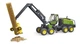 Машинка Bruder Харвестер John Deere 1270G с одним стволом дерева 1:16, 02135 - изображение 4