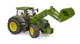 Машинка Bruder Трактор John Deere 7R 350 з фронтальним навантажувачем 1:16, 03151 - зображення 2