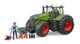 Ігровий набір Bruder Трактор Fendt 1050 Vario з механікою з фігуркою механіка та аксесуарами для ремонту 1:16, 04041 - зображення 3