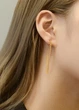 Женские серьги Golden Chain (1568-01) Золотой - No Brand - изображение 2