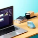 Мишка Бездротова Ігрова Анатомічна Вертикальна Ергономічна USB і Type C для ноутбука ПК Блакитна - зображення 7