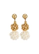 Женские серьги Golden Ball (1577-01) Комбинированный - No Brand - изображение 3