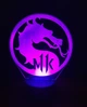 3d-светильник Мортал Комбат Mortal Kombat, 3д-ночник, несколько подсветок (на батарейке) - изображение 1