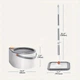 Набір швабра та відро з віджимом Joybos Spin Mop S01 square mop, 2 мопи в комплекті - зображення 1
