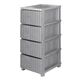 Комод на 4 яруси 35*45*86см, "РОТАНГ", Металік R-plastic SE-Rplastic-KMD07 - зображення 3