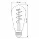 Світлодіодна лампа VIDEX Filament ST64FASD 5W E27 2200K димерна бронза - зображення 3