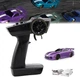 Мини дрифт машинка на радиоуправлении Turbo Racing C61 RC 1/76 drift car + 2 корпуса и подсветка (Фиолетовая) - изображение 5