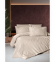 Комплект постельного белья Jacquard Satin First Choice - First Choice - JS-29 Herra Cappuccino - Евро - Бежевый - изображение 1