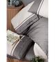 Комплект постільної білизни Deluxe Satin First Choice - First Choice - DLX-636 Groovy Quicksilver - Євро - Світло-сірий - зображення 2