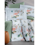 Комплект постельного белья Satin Cotton First Choice - First Choice - S-596 Alice Green - Евро - Светло-зеленый с белым - изображение 2