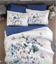 Комплект постільної білизни 3D Digital Satin Duvet Cover Set First Choice - First Choice - 3DS-146 MARTİNA BLUE - Полуторний - Синій з білим - зображення 1