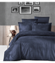 Комплект постельного белья Jacquard Satin Dark Series First Choice - First Choice - JS-06 TECNA NAVY BLUE - Евро - Темно-синий - изображение 1