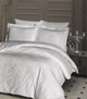 Комплект постельного белья Jacquard Satin First Choice - First Choice - JS-146 LAMONE CREAM - Евро - Молочный - изображение 1