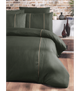 Комплект постельного белья Deluxe Ranforce Dark Series First Choice - First Choice - RDLX-156 ELEGANT DARK GREEN - Евро - Темно-зеленый - изображение 2