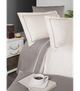 Комплект постельного белья Deluxe Satin First Choice - First Choice - S-421 SERENİTY IVORY MİNK - Евро - Коричневый с молочным - изображение 2