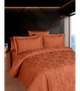 Комплект постельного белья Jacquard Satin Dark Series First Choice - First Choice - JS-22 Herra Tile - Евро - Светло-коричневый - изображение 1