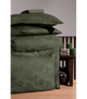 Комплект постільної білизни Jacquard Satin Dark Series First Choice - First Choice - JS-235 Nichol Dark Green - Євро - Темно-зелений - зображення 2