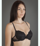 Бюстгальтер кружевной push-up - Марта - 59 - 70E - Черный - изображение 1