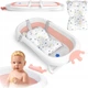 Складна дитяча ванна з подушкою RICOKIDS Біло-рожева 82 х 50 х 21.5 см (RK-280) - зображення 1