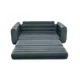 Двуспальный надувной диван трансформер Intex 66552 Pull-Out Sofa 203 x 224 x 66 см Серый - изображение 3