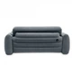 Двуспальный надувной диван трансформер Intex 66552 Pull-Out Sofa 203 x 224 x 66 см Серый - изображение 4