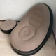 Надувное велюровое кресло с пуфиком AIR SOFA 116 х 98 х 83 см Черно-бежевый - изображение 6