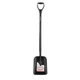 Лопата совковая, металлическая ручка, 224х317х1200 мм INTERTOOL FT-2012 - изображение 3