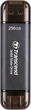 SSD диск Transcend ESD310C 256GB USB Type-A/USB Type-C 3D NAND (TS256GESD310C) External - изображение 1