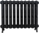 Радиатор из чугуна Warm Well Retrox 660/180 10 секций Ral 9005М - изображение 1