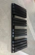 Рушникосушка водяна Terma WARP S 1110x500, колір 9005 mat (чорний матовий) WGWAS111050K9M5GD - зображення 6