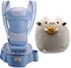 Хипсит, Эрго-рюкзак, кенгуру переноска Baby Carrier 6 в 1 и игрушка кот c Печеньем Пушин кэт (n-2056) - изображение 1