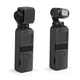 Силіконовий чохол для камери і ковпачок-кришка для DJI Osmo Pocket - чорний (код XT-533) - зображення 2