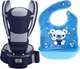 Хипсит, Эрго-рюкзак, кенгуру, переноска Baby Carrier 6в1Темно-синий слюнявчик-трансформер (n-9866) - изображение 1