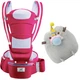 Хипсит, Эрго-рюкзак, кенгуру переноска Baby Carrier 6 в 1 Красный и Пушин кэт с кексом (vol-1391) - изображение 1