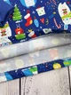 Утепленная пижама детская Фламинго синяя 329-058 116 - изображение 3