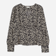 Блузка женская H&M 9299293wer S Черная с белым (PS2030000326563) - изображение 1