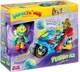 Ігрова фігурка Super Zings Neon Power Vehicle Turbo Ice Super Things Автомобіль Turbo Ice + фігурки, серія 11 (23150) - зображення 1