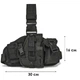 Кобура тактична стегна AOKALI Outdoor B38 Black універсальна з регуляторами довжини - зображення 5