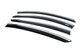 Вітровики з хромованим молдингом (4 шт, Niken) для Renault Fluence 2009-2016 рр - зображення 7