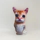 Котик мемний мягкая игрушка 21 см - изображение 1