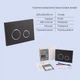 Готовое решение Qtap для ванной комнаты: подвесной унитаз Swan Rimless 520х360х320 + комплект инсталляции Nest 4 в 1 (круглая клавиша Black mat) - изображение 6